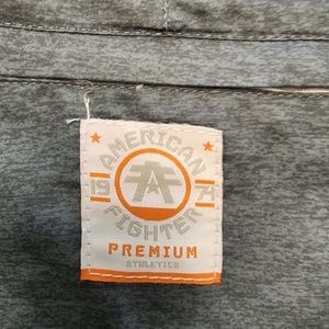 American Fighter swim trunks grey & orange size 34